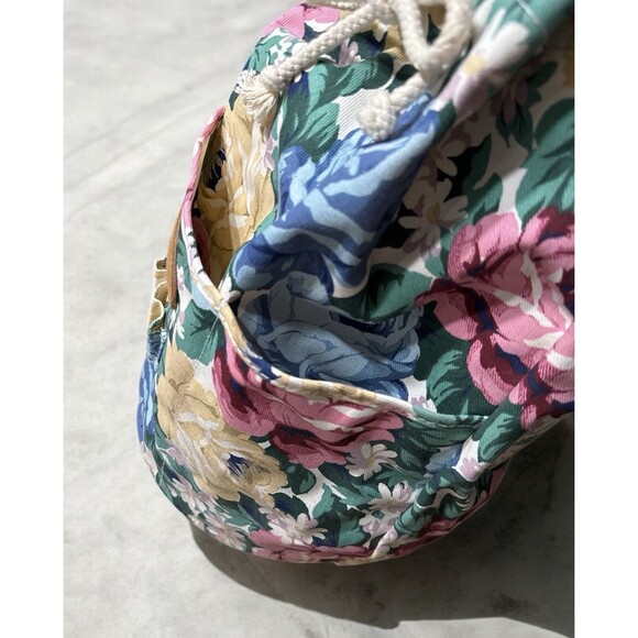 Vintage Lacrosse Drawstring Closure Backpack Floral - Picture 3 of 5